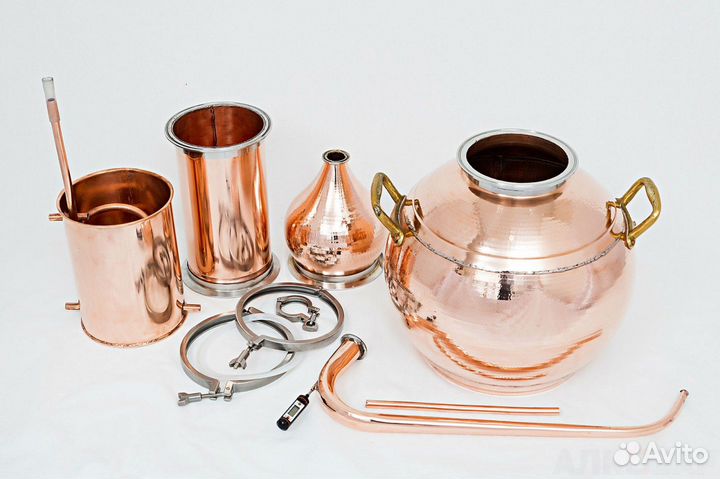 Аламбик медный Гидролатор Дистиллятор 5 л