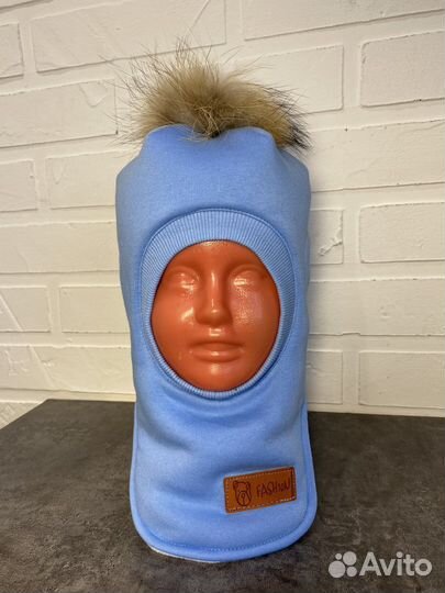 Шапка шлем зимняя