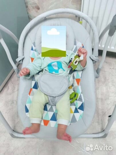 Колыбель с электрической системой укачивания Svea