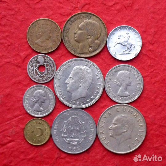 10 нечастых иностранных монет 1923-1987