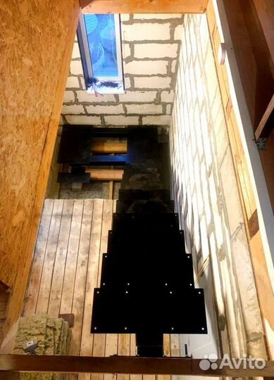 Металлокаркас для лестницы 