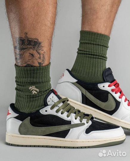 Nike dunk low travis scott olive