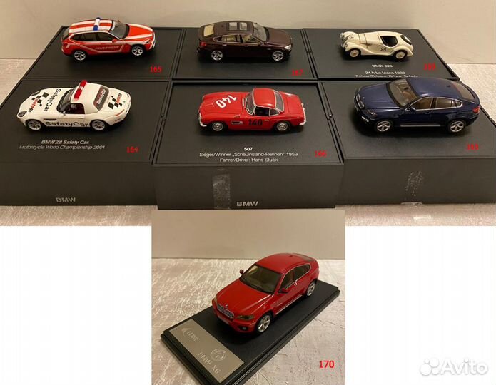 Модели BMW 1/43 Minichamps, AutoArt, Kyosho