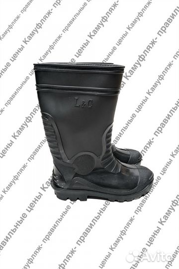 Резиновые сапоги с чулком