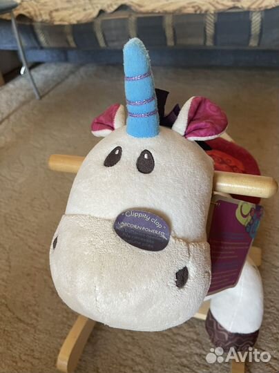 Качалка лошадь (единорог)