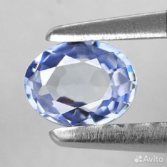 Танзанит натуральный 1,48Ct 8х6мм VVS Овал