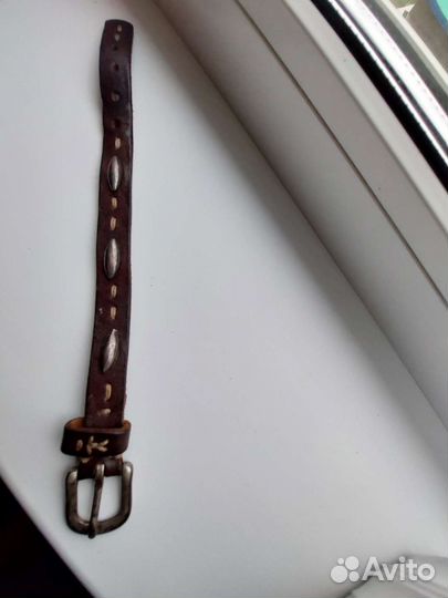 Кожаный браслет женский