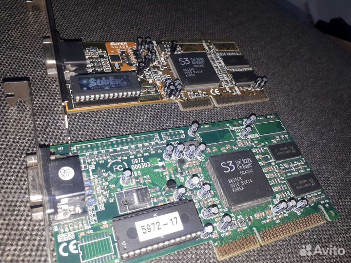 Видеокарта S3 Trio 3D/2X AGP