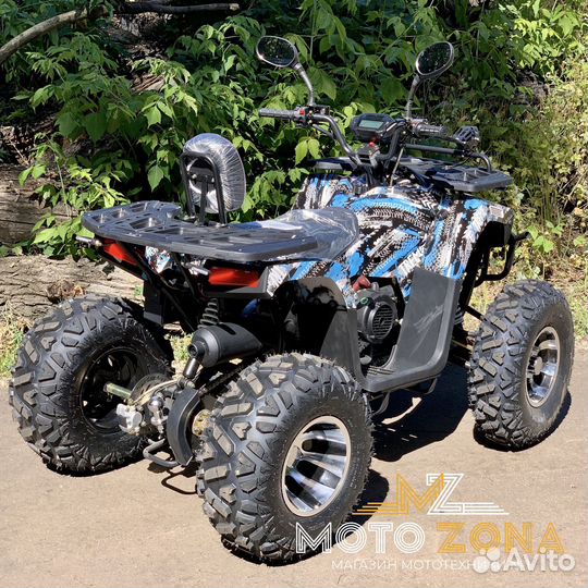 Квадроцикл MZ Hummer 200 New (синий принт)