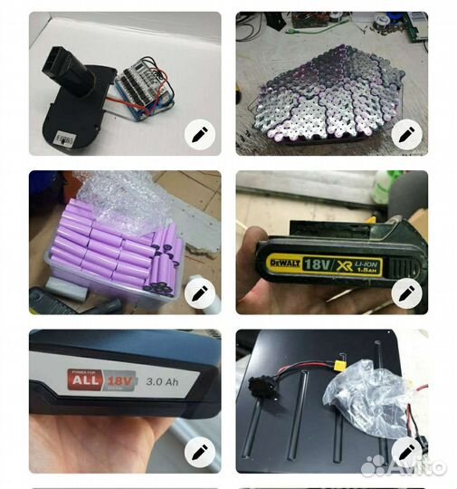 Ремонт аккумуляторов, переделка на литий шуруповер