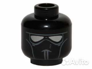 Деталь Lego 3626pb0809 Black U