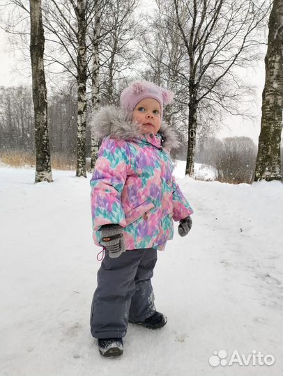 Комплект зимний для девочки 86-92