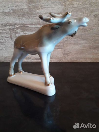 Фарфоровая статуэтка Лось СССР