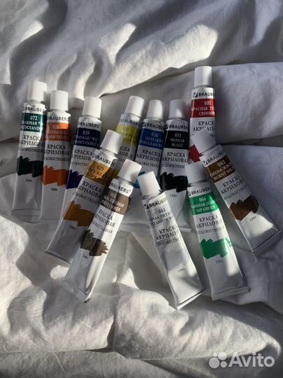 Акриловые краски художественные