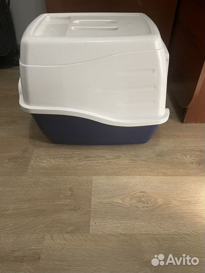 Закрытый лоток для кошек большой