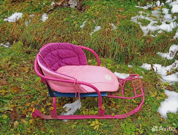 Коляска санки