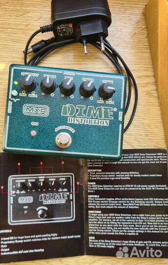 Педаль MXR dime distortion DD11 (USA)