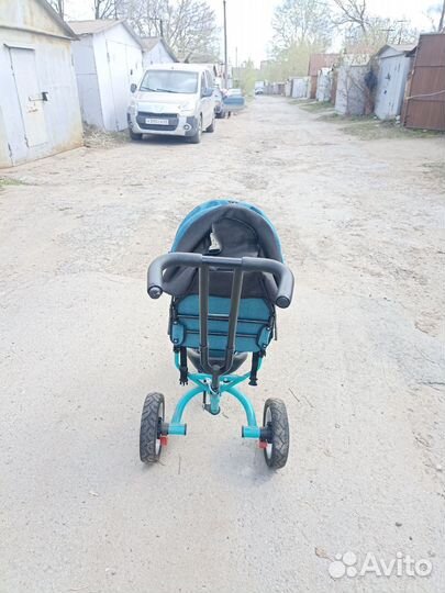 Детский велосипед с родительской ручкой