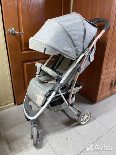 Прогулочная коляска rant Largo, lines peach