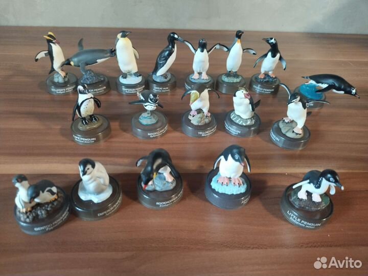Пингвины Kaiyodo Capsule Aquarium 18 фигурок