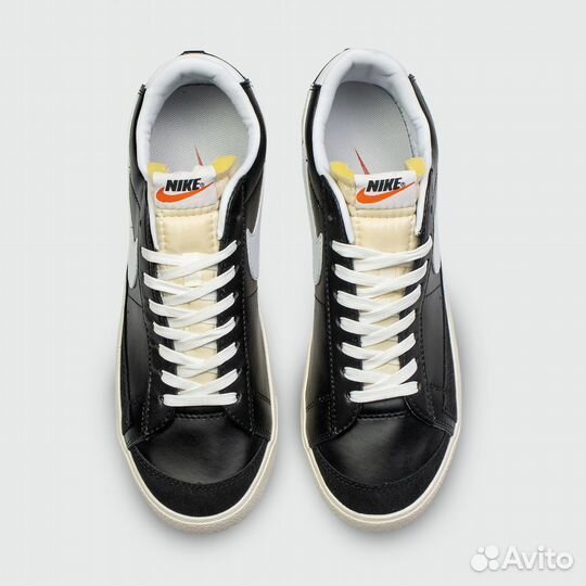 Кроссовки Nike Blazer Low 77 Leather Wmns Black Wh