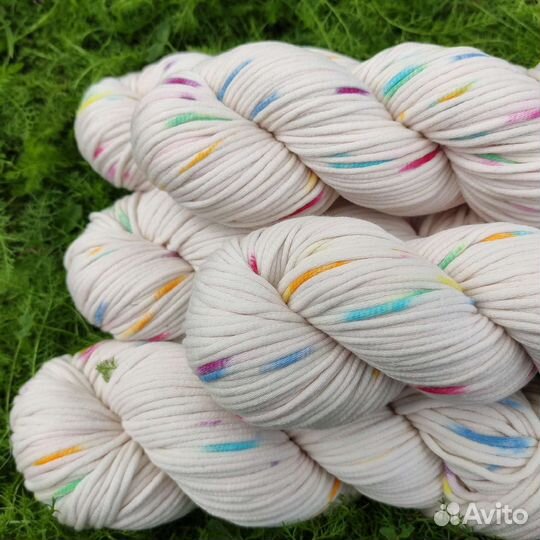 Пряжа ручного окрашивания для вязания