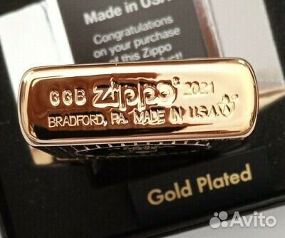 Zippo.Gold 24 kt.Armor. Лимит 1/10 000.NEW