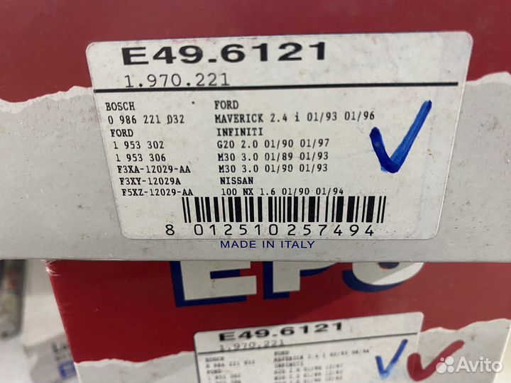 Катушка зажигания на ford maverick