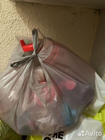 Пакет с детскими бутылочками