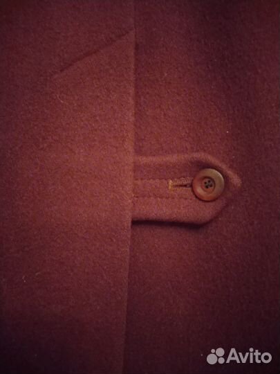 Дизайнерское пальто р. 44-46-48 драп 100%шерсть