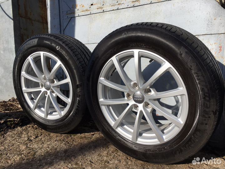 Michelin 225/60R17,кованые оригинальные диски Audi