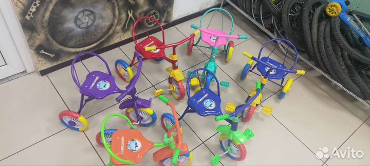 Детский трёхколёсный новый велосипед Stels pantera