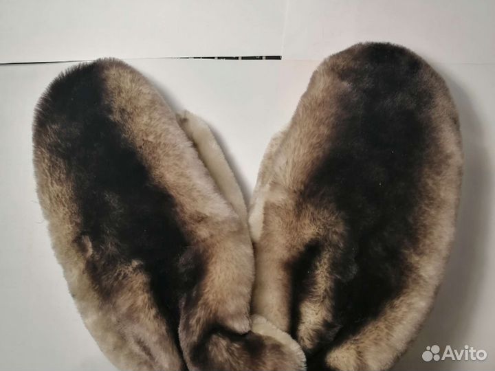 Варежки из овчины