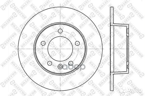 6020-3643-SX диск торм. зад. Renault Master a