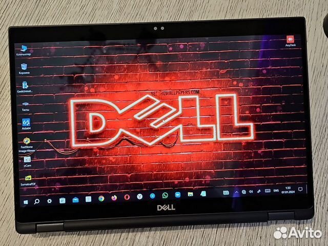 Dell 2 in 1 7390 IPS i5-8250 8Gb/256SSD Чек Гаран