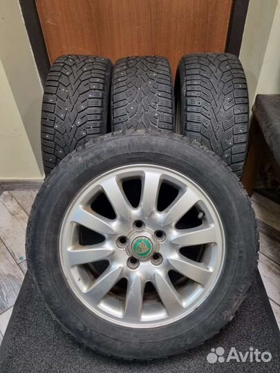 Колеса диски шины 215 55 16 зима Ford