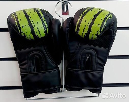 Перчатки боксерские BoyBo Stain BGS322 зеленые