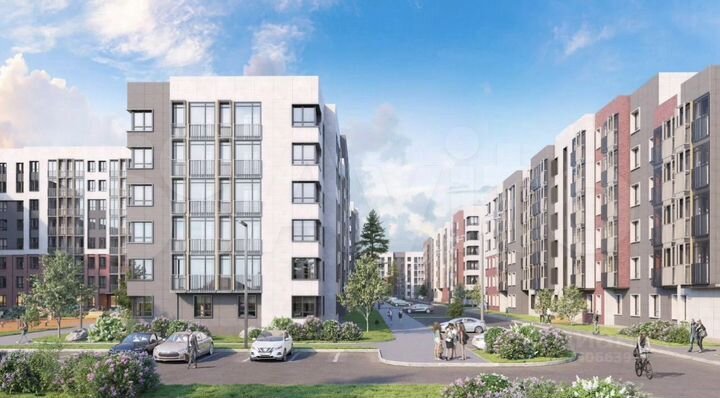 1-к. квартира, 30,2 м², 2/3 эт.