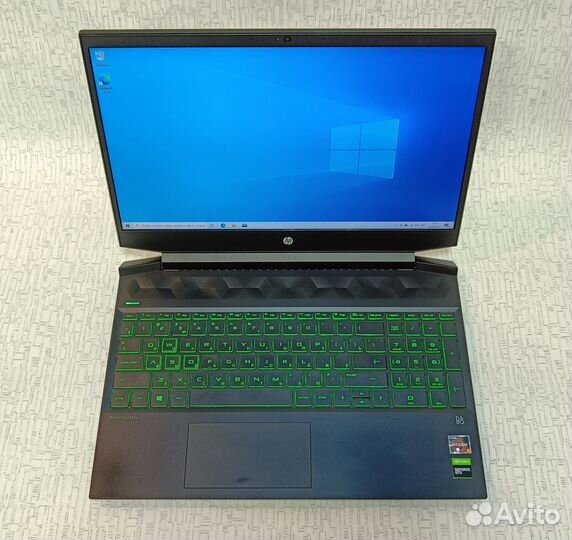 Игровой ноутбук HP Ryzen 5 3550H, GTX 1650