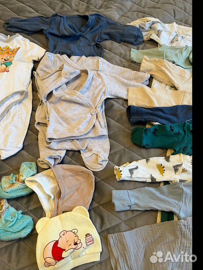 Вещи детские пакетом 50-62
