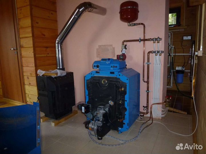 Монтаж котлов и систем отопления