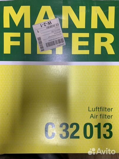 Воздушный фильтр mann C 32 013