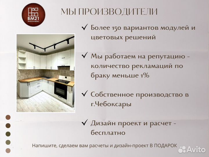 Функциональный кухонный гарнитур от фабрики