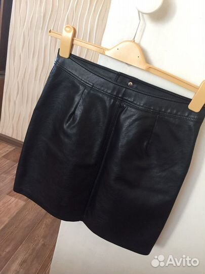 Кожаная юбка