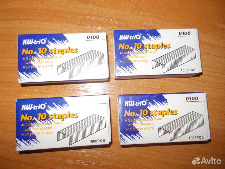 Скобы для степлера №10 и кнопки