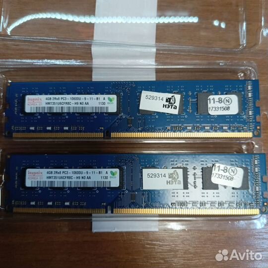 Ddr3 4gb *2шт