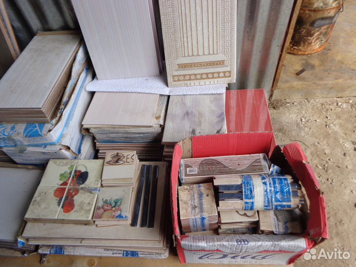 Керамическая плитка остатки