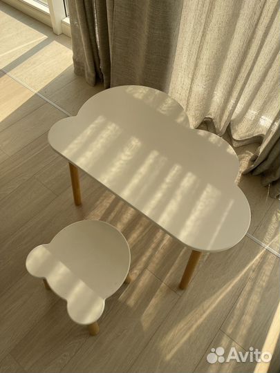 Детский Стол-облачко и стул