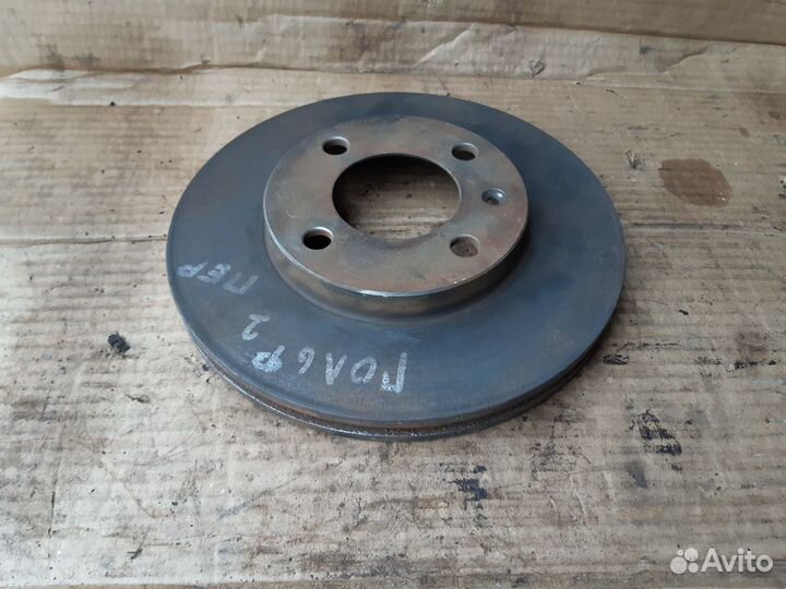 Диск тормозной передний Фольксваген Гольф 2