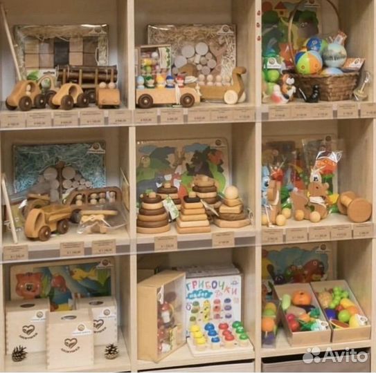 Развивающие деревянные игрушки